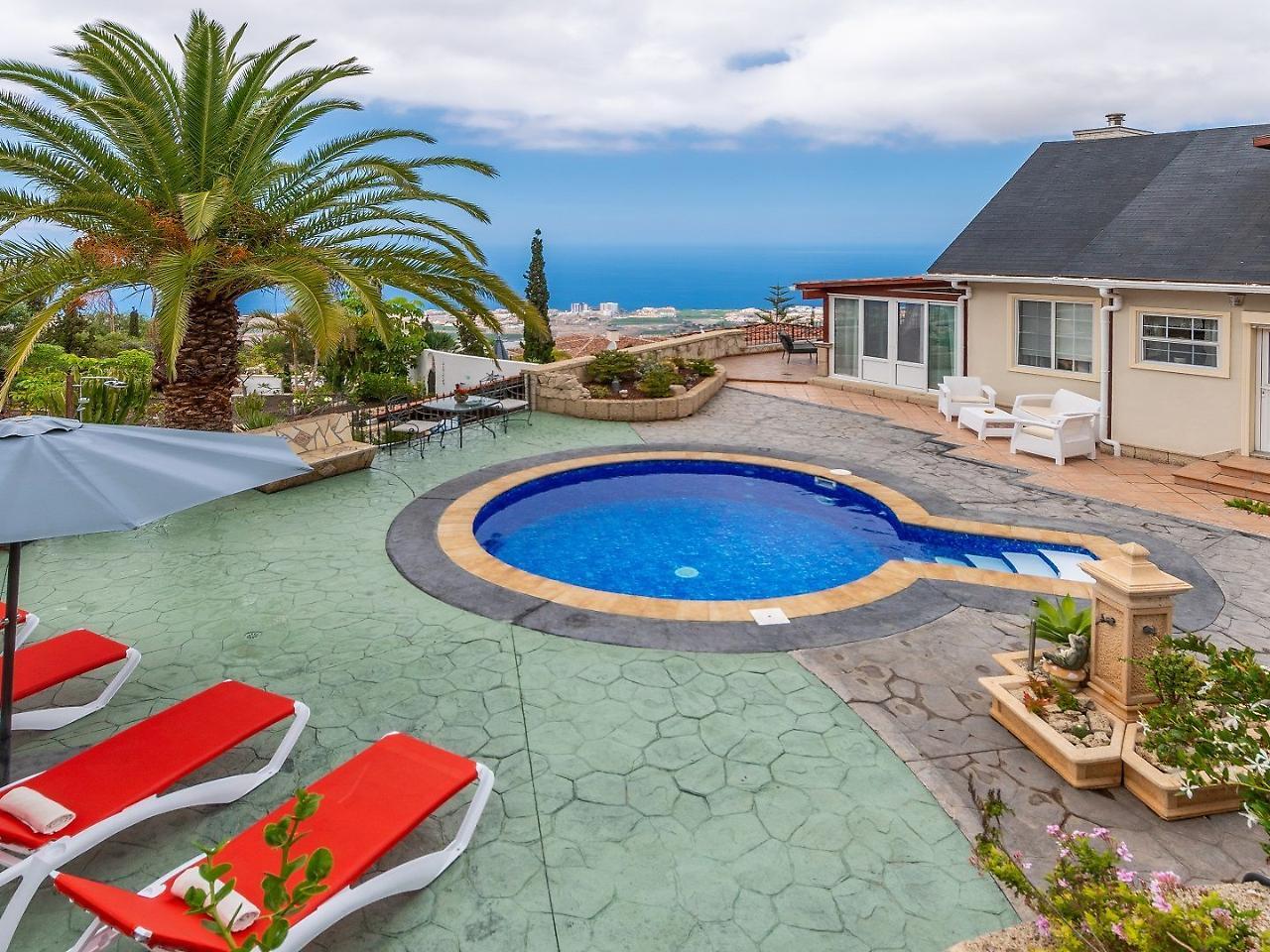Villa Carlitos Vistas Al Mar Y A La Montana Costa Adeje  Exteriör bild